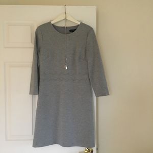 Beautiful, stylish grey dress from Banana Republic, 3/4 length sleeves.